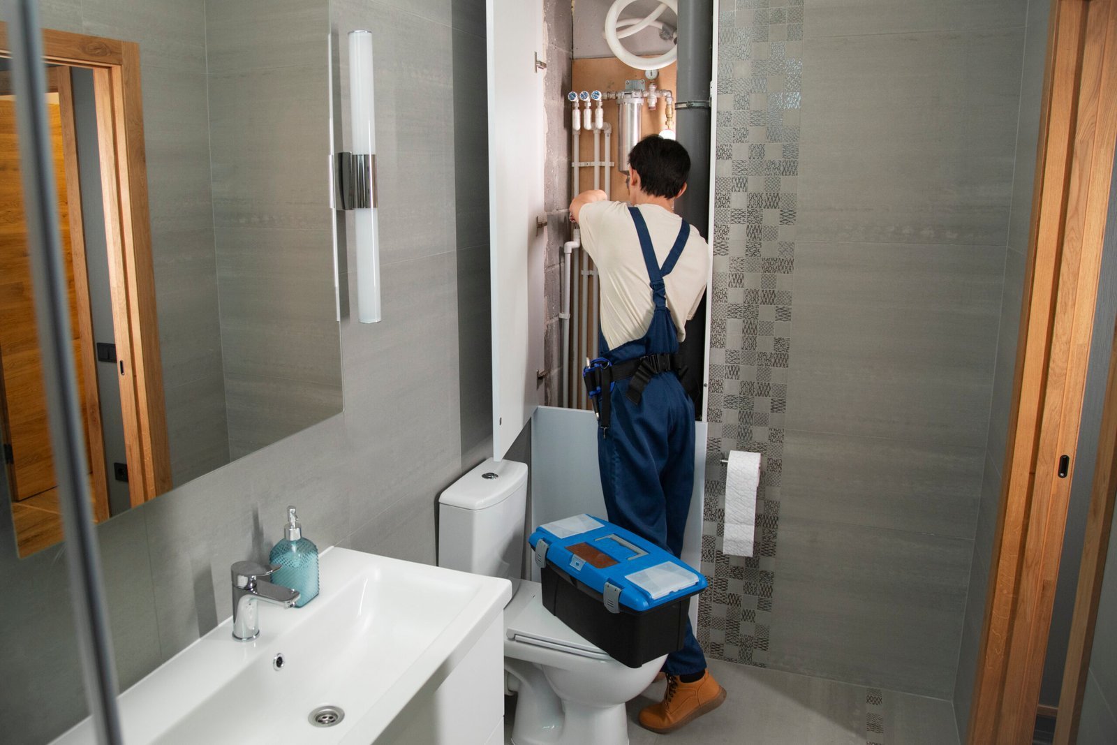 Douche bouchée dans un logement Airbnb - visuel 2